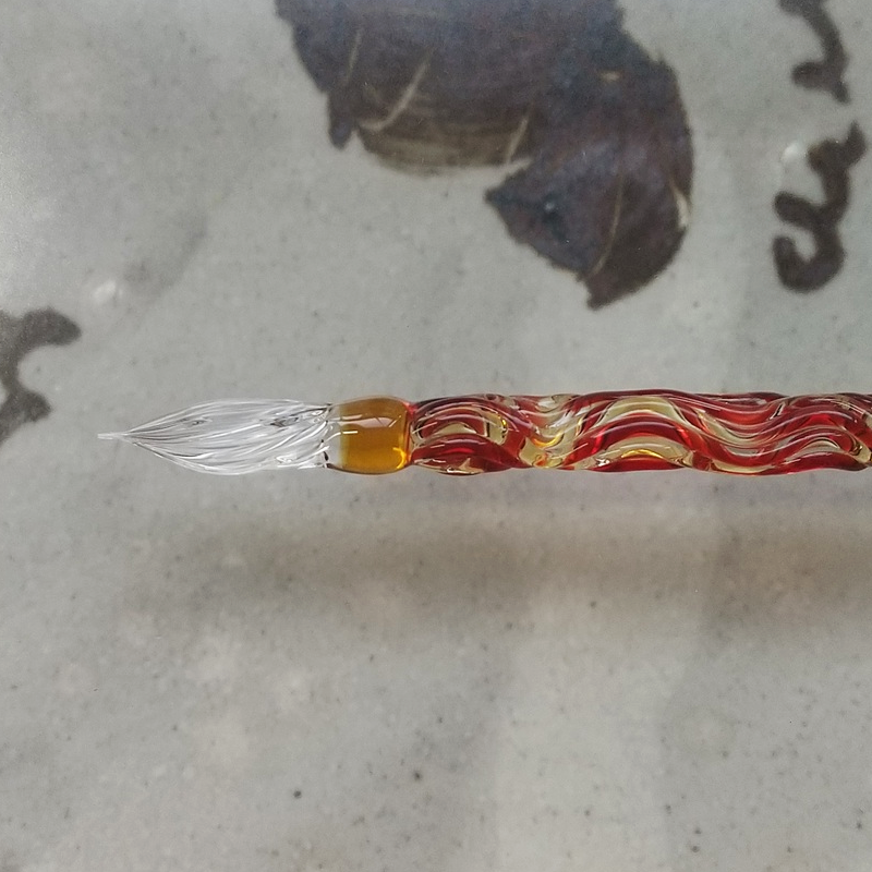 ガラスペン「夏至」　ガラス製スポイト付属（約1ｍｌ）