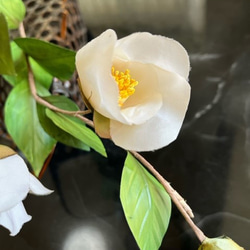 手染め布花 桔梗2本（写真は5本で掲載） 玄関・和洋の空間・お部屋の