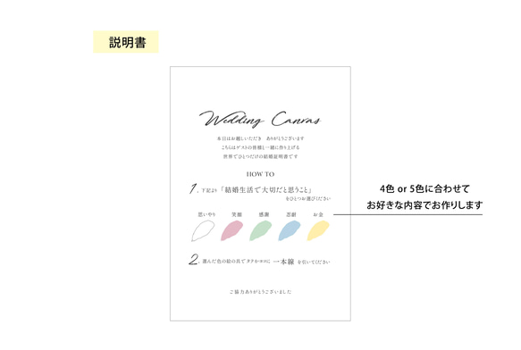 結婚式 | 結婚証明書【 wedding paint 】 9枚目の画像