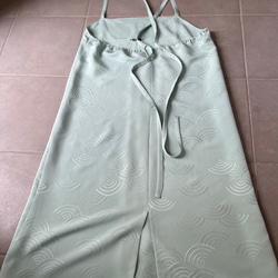 母さん仕事　１点もの　着物リユース　　サロペットスカート　着物リメイク　青海波　 13枚目の画像