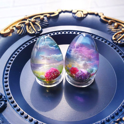 【空レジン】*｡･+紫陽花恋歌･｡*　【雲レジン】 2枚目の画像