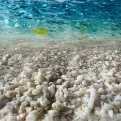海のインテリア収納BOX  海のトレイ　小物入れ　波紋　波　海　キラキラ　ブルーオーシャン　エポキシ　レジンアート　水面 7枚目の画像