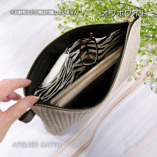 バッグインポーチ【ヌビ】 ポーチ ATELIER GATTO 通販｜Creema