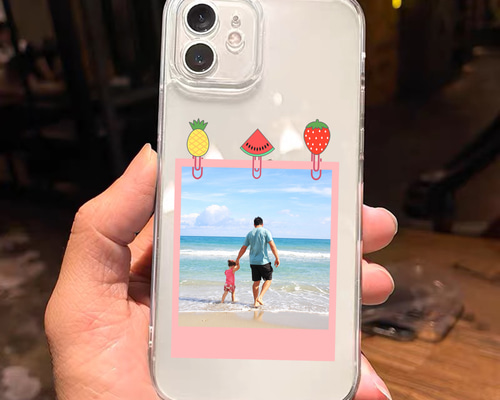 お好きな写真やデザインを印刷して オーダーメイドIphoneケース