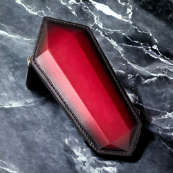 "Polyto" 　皮革寶石 迷你皮質小包　Gemstone Leather Compact Pouch 第6張的照片