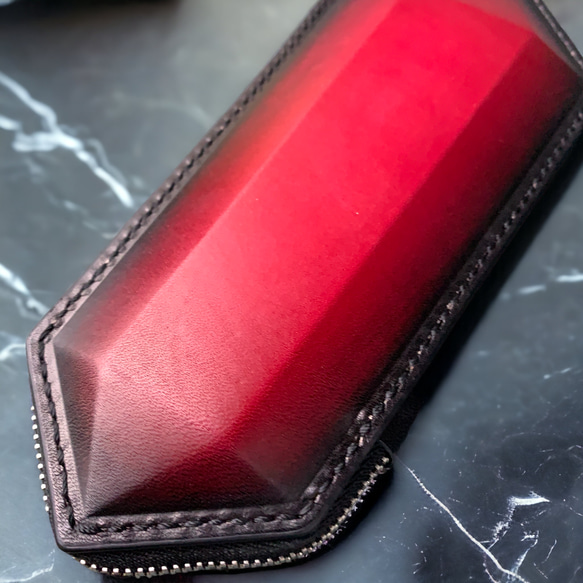"Polyto" 　皮革寶石 迷你皮質小包　Gemstone Leather Compact Pouch 第14張的照片