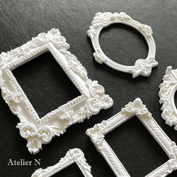 バロック調フレーム モチーフ 5点set アンティーク、ヴィンテージ風 4枚目の画像