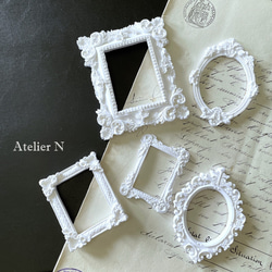 バロック調フレーム モチーフ 5点set アンティーク、ヴィンテージ風 2枚目の画像