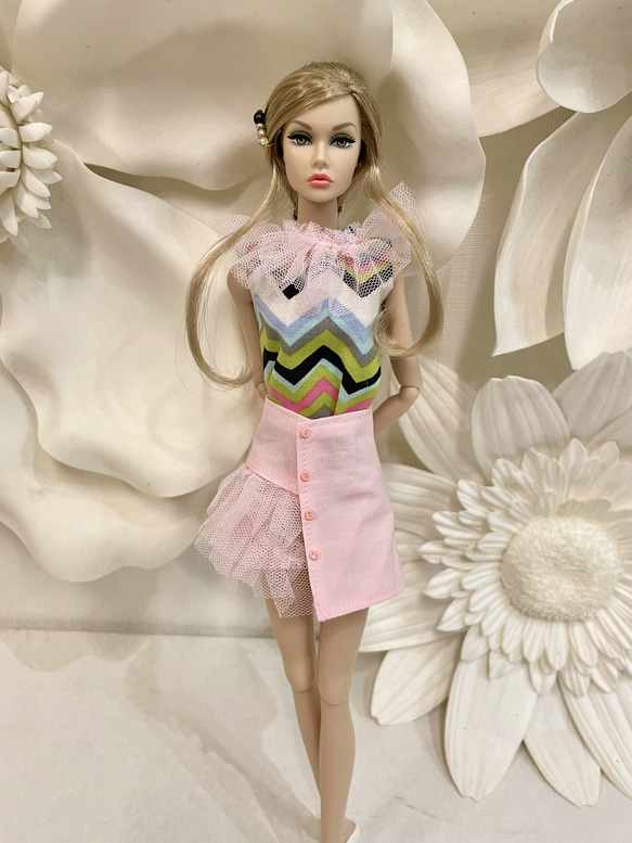 poppy parker・バービーdoll服ハンドメイドoutfit その他人形 poppy parker・バービーdoll服ハンドメイドoutfit その他人形