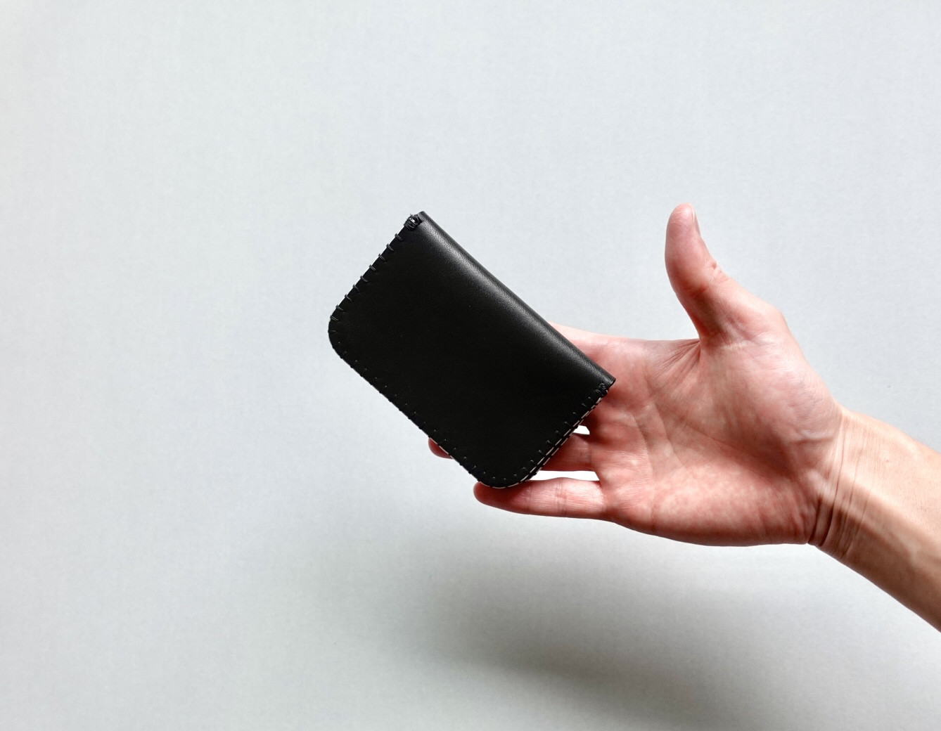 名刺入れ/カードケース001(ピューターワイヤー+馬革)