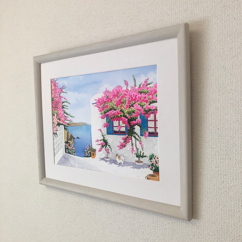 651＊明神湿地帯　水彩画　原画　透明水彩画 晩秋の上高地 岳沢湿原（透明水彩風景画）Kamikochi in autumn