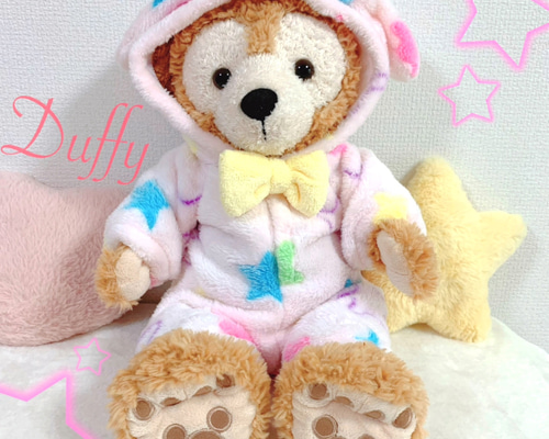 ダッフィー用♡ピンクポッピングスターうさぎ着ぐるみ