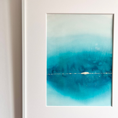 大人気新品をすべて DEEP WATER - インテリア アート 抽象画 現代アート ブルー 海 絵画