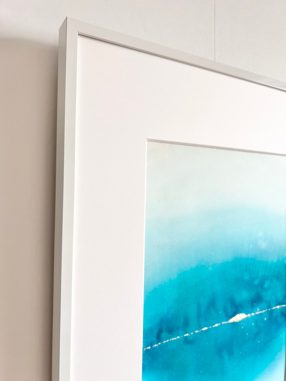 DEEP WATER - インテリア　アート　抽象画 　現代アート　ブルー　海　水　青 WATER