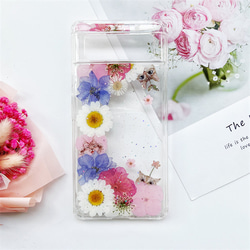 押し花ケース、Galaxy S23 、iPhone 14、Google Pixel6、Xperia 10 V