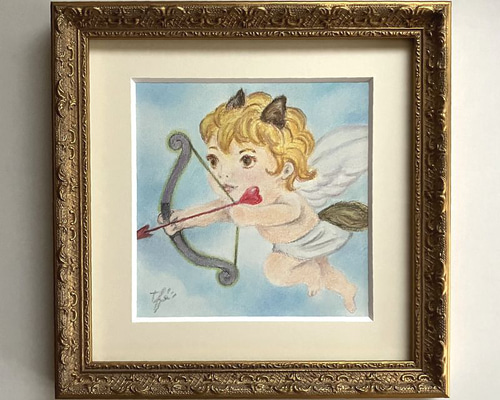 ラブ！【パステル画　原画】 原画 パステル画 川 絵画 daidaraken 通販 17518557｜Creema