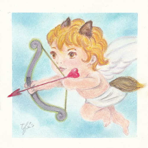 ラブ！【パステル画　原画】 3cff1fe5114e3ca87a1df0899543cc