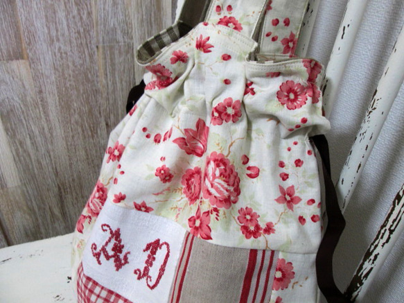 Sac d'accessoires LeCarette vol.14サックダクセ　フランスアンティークファブリックパッチ 3枚目の画像