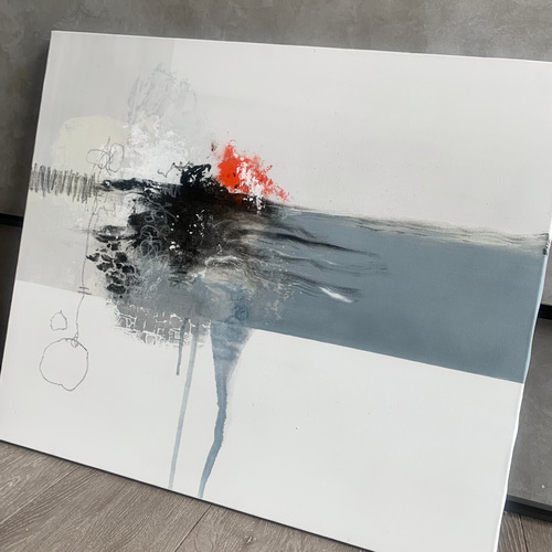 現代アート 73×60.5㎝ F20 大きめ モダン 絵画 原画 抽象画