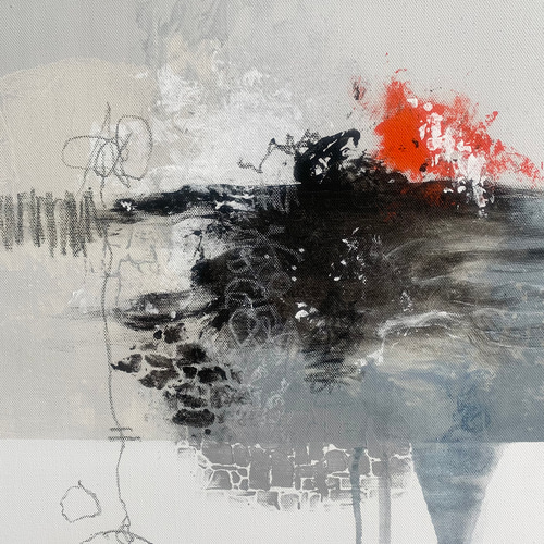 現代アート 53×45.5㎝ 大きめ モダン 絵画 原画 抽象画 アート