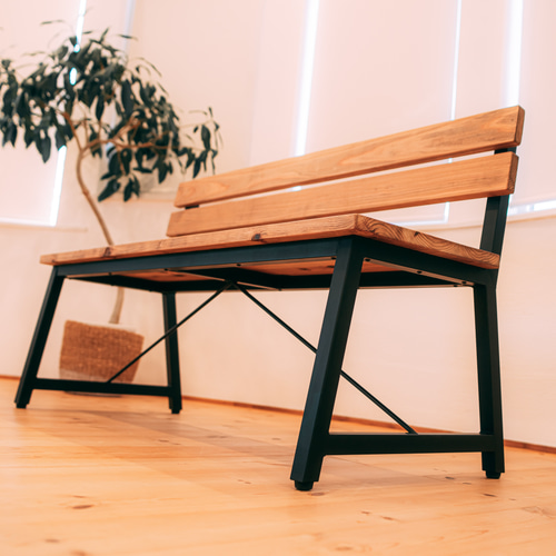 hozuyu様 サイズオーダー品 アイアンダイニングベンチ