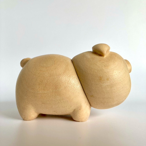 楽天市場】ウッドカービング ピッグ (L)【 豚 ぶた ブタ PIG