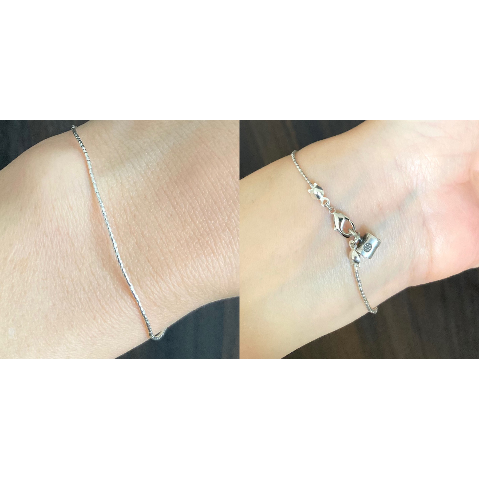２点セットは☆新品未使用☆カレンシルバーシンプルブレスレットオールカレンシルバー ２点セットは☆新品未使用☆カレンシルバーシンプルブレスレットオールカレンシルバー