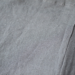 【訳あり品】Linen vintage washed tote・ヴィンテージワッシャー加工 トート・ブラック 9枚目の画像