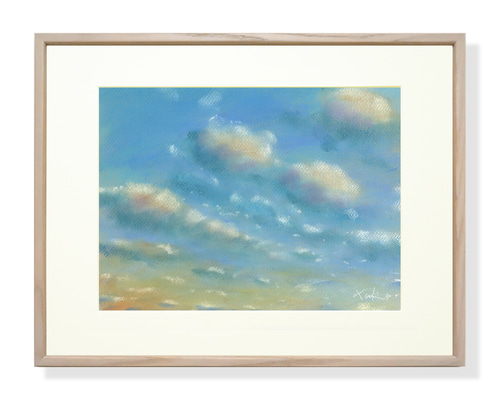 パステル画（原画）空。 aeb3f241d1f590abd4187d4229c2b5