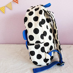Dot canvas backpack sample special sale M size for children [Bok 第3張的照片