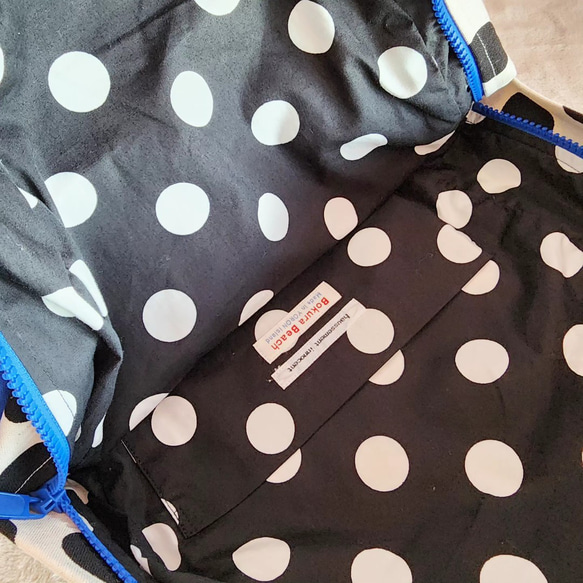 Dot canvas backpack sample special sale M size for children [Bok 第5張的照片
