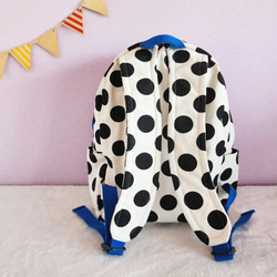 Dot canvas backpack sample special sale M size for children [Bok 第2張的照片