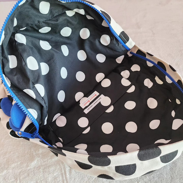 Dot canvas backpack sample special sale M size for children [Bok 第6張的照片