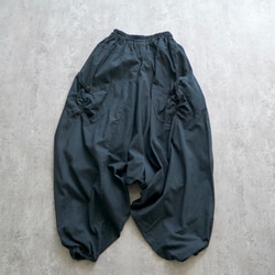 Hammer 薩魯埃爾長褲/黑色/Mikawa Textile 第10張的照片