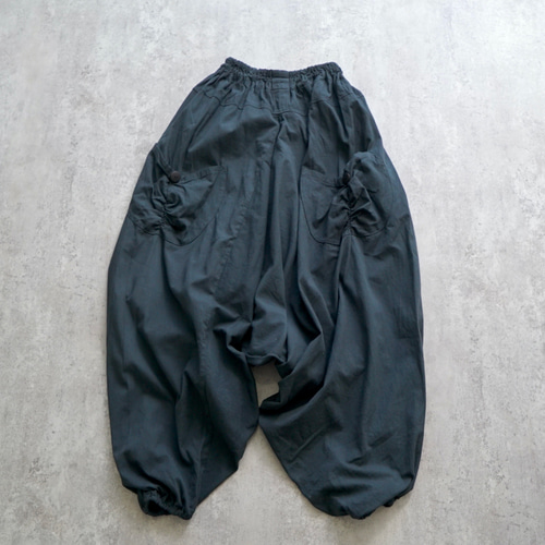 希少珍品　試着のみmercibeaucoup WOOLサルエルパンツ　革パッチ 大特価セール 希少珍品 試着のみmercibeaucoup WOOLサルエル