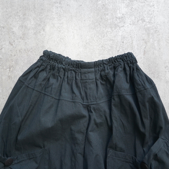 Hammer 薩魯埃爾長褲/黑色/Mikawa Textile 第8張的照片