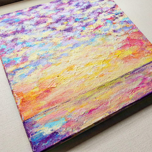 受注制作 空と海の絵 絵画 むらいさき 通販 16022103｜Creema