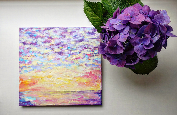 受注制作　空と海の絵 