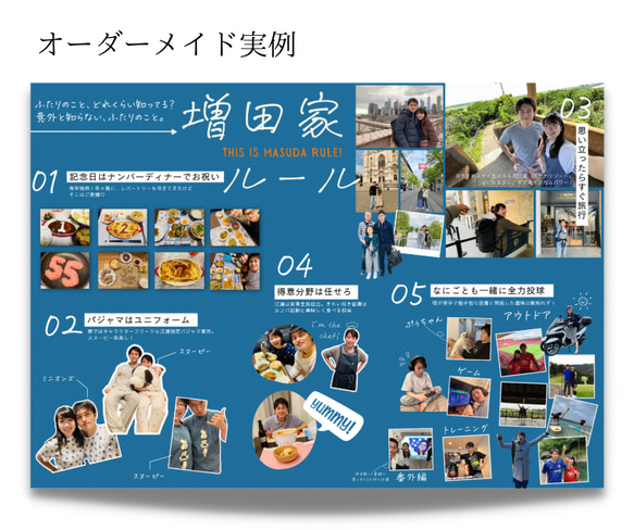 プロフィールブック】オーダーメイドページ その他ペーパー