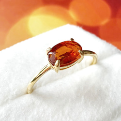 宝石質AAAモザンビークガーネット 6mmブリオレッドカット フリーリング