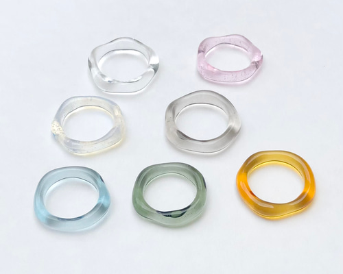 ゆらゆらガラスリング 指輪・リング Koh glass 通販 16022468