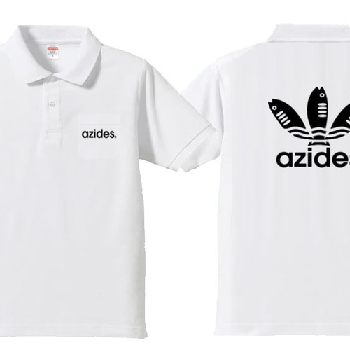 azides/ポロシャツポケット有】ノーマルアジデス 面白い おもしろ