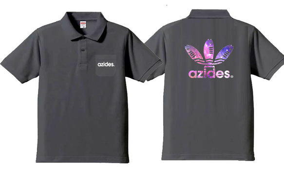 あ*お様 auskou ポロシャツ azides/ポロシャツポケット有】コスモアジデス 面白い おもしろ