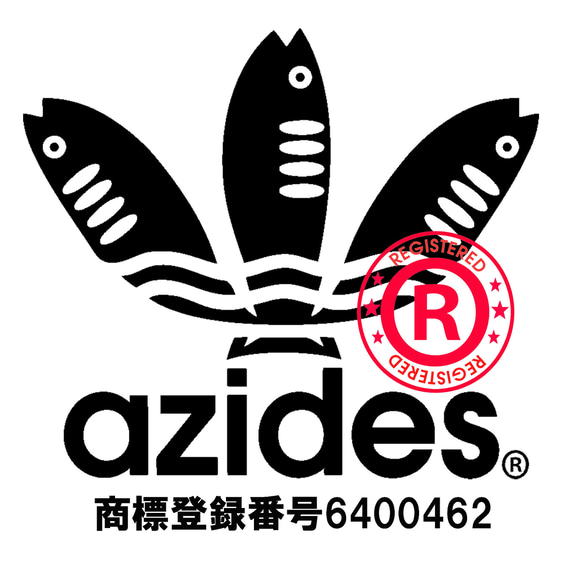 【azides/ポロシャツポケット有】グラデアジデス 正規商標登録品　面白い おもしろ パロディ うける プレゼント 7枚目の画像