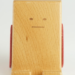 【ワケありな逸品】TOSMU ボーちゃんスマホ立て 木製 スマホスタンド 12枚目の画像