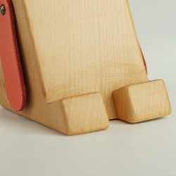 【ワケありな逸品】TOSMU ボーちゃんスマホ立て 木製 スマホスタンド 14枚目の画像