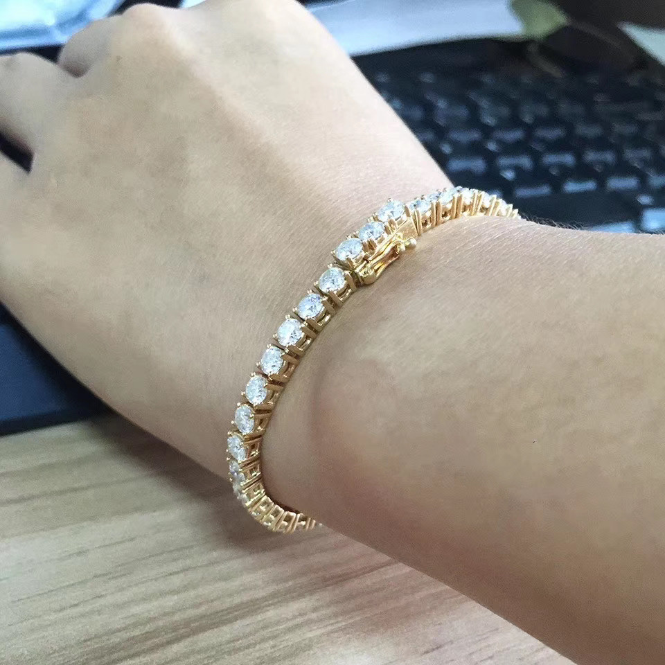 GYPPHY - SINGLE MOISSANITE BRACELET / シングル モアサナイト
