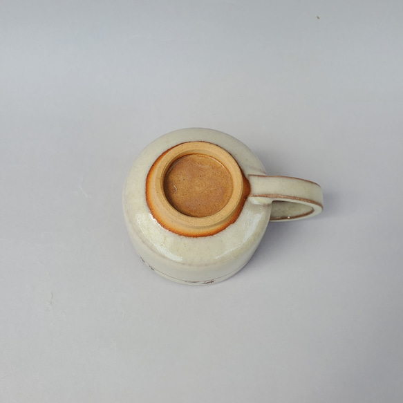 赤膚焼　「奈良絵　コーヒーカップ」 5枚目の画像