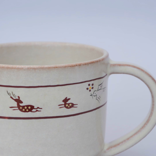 陶芸　赤膚焼　奈良絵　コーヒーカップ＆ソーサー　陶碗　1客 陶芸 赤膚焼 奈良絵 コーヒーカップ＆ソーサー 陶碗 1客 - メルカリ