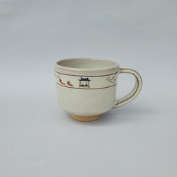 楽天市場】【奈良 赤膚焼】奈良絵（コーヒー揃） 陶器 焼き物